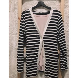 Striped Loose Cardigan